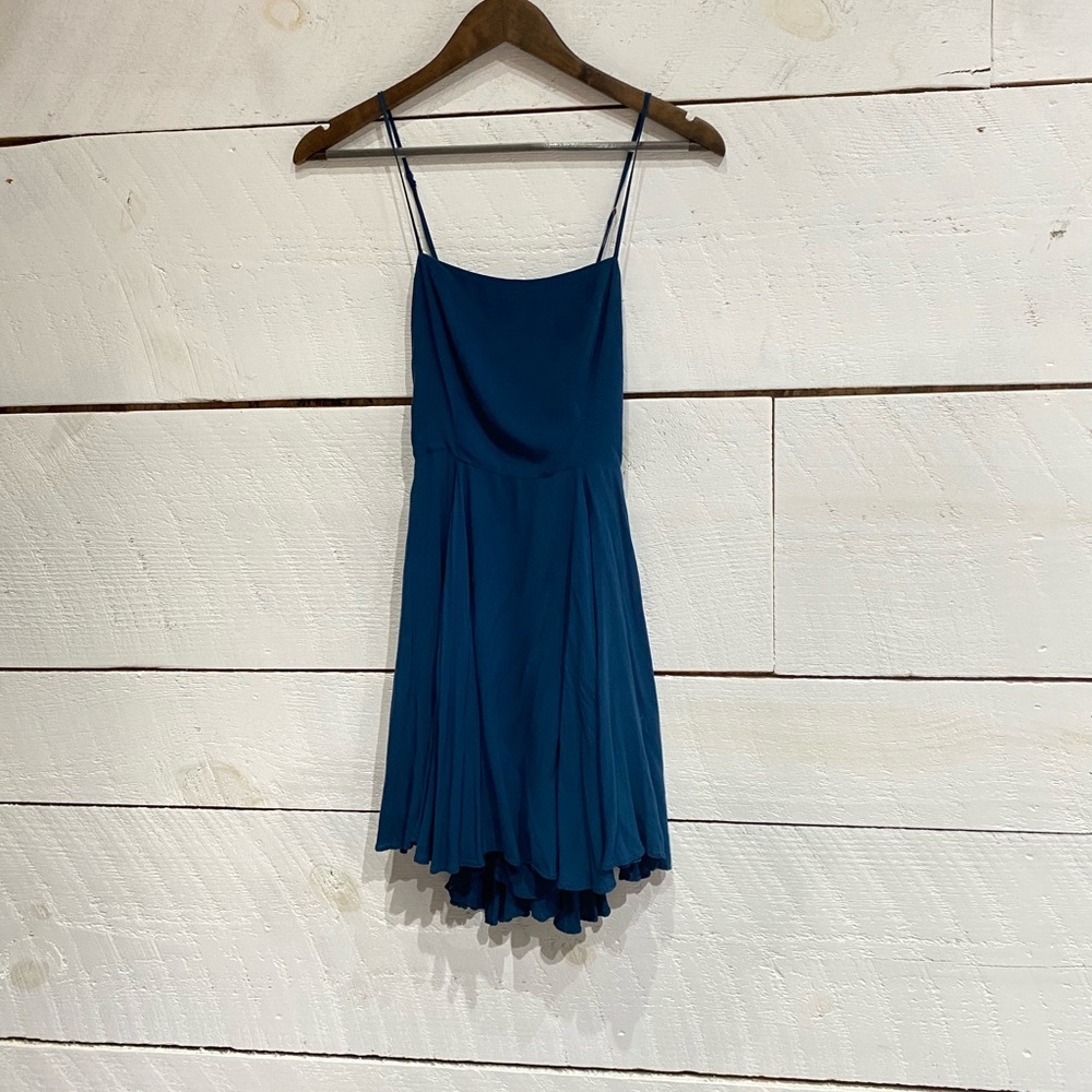 Urban Outfitters Blue Flowy Mini Dress